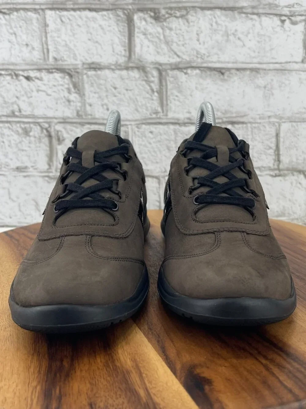 Mephisto Laser Runoff System Womens Sz. 8.5 Brown Black Leather Comfort Shoes